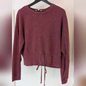 American Eagle Outfitters Maroon Pullover